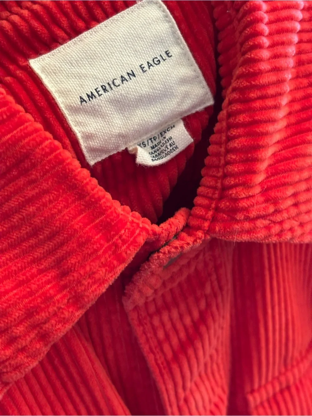 American Eagle Outfitters bold red